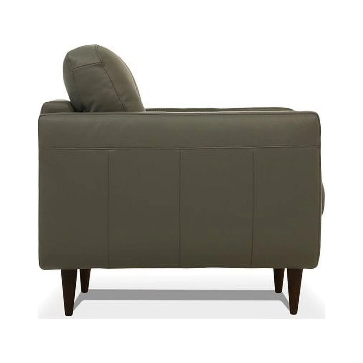 Tufted Leather Sofa in Pesto Green L742746