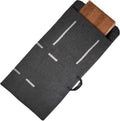 Felt Lined Dining Table Leaf Storage Bag with Handle, Gray P50848