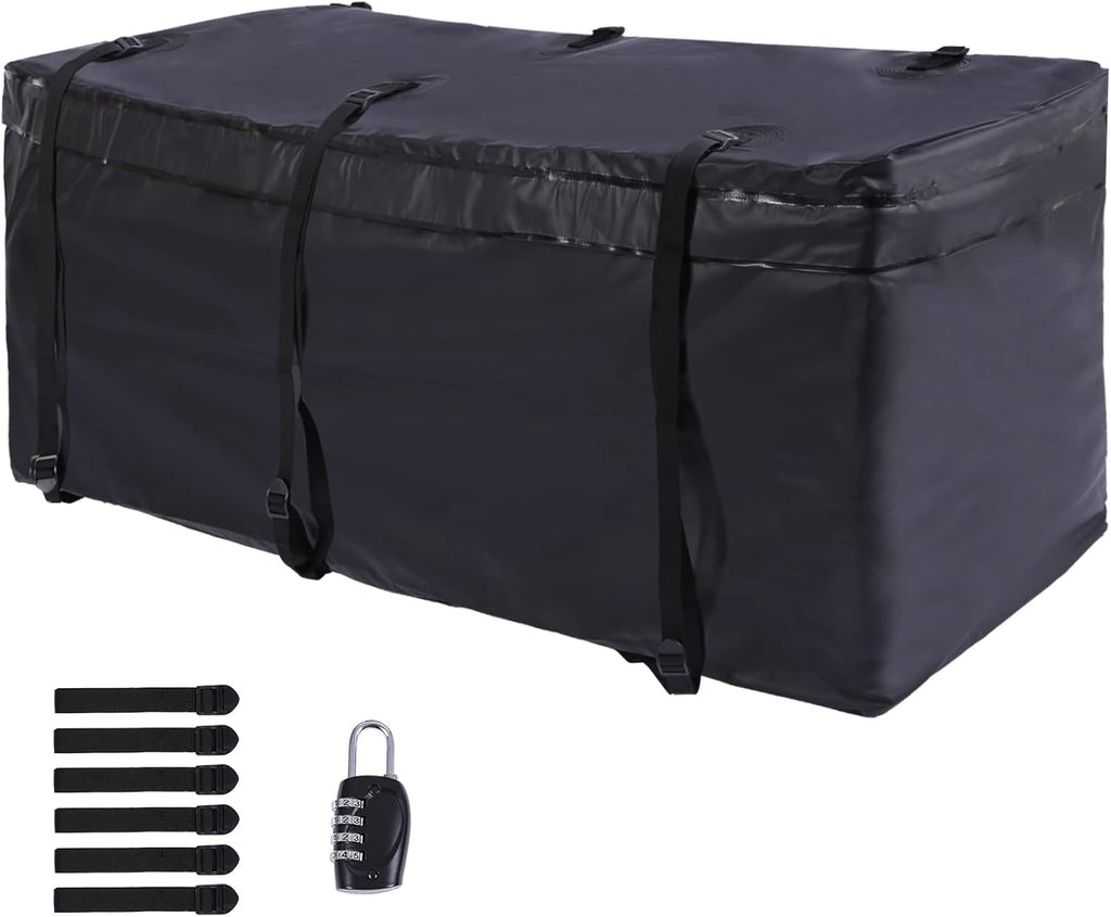 Waterproof 15 Cubic Feet Heavy Duty PVC Hitch Cargo Carrier Bag U157