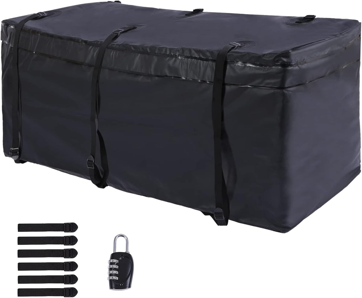 Waterproof 15 Cubic Feet Heavy Duty PVC Hitch Cargo Carrier Bag U157