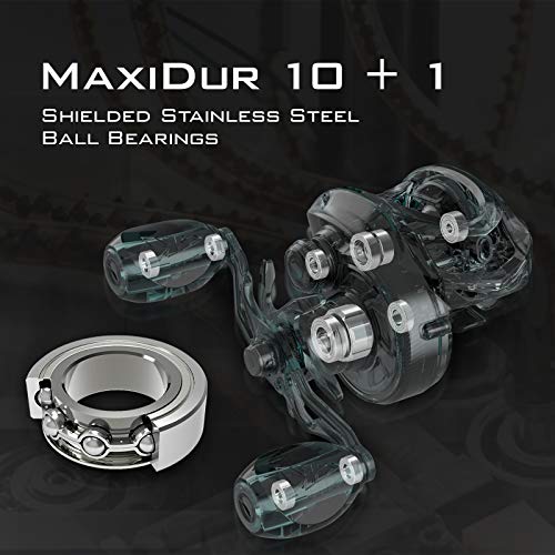 10.5:1 Gear Ratio Baitcasting Reel M242