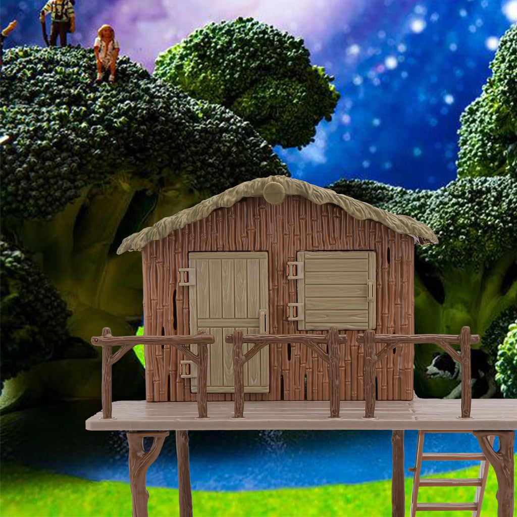 Miniature DIY Farmhouse Model Assembled Educational Toys J5064