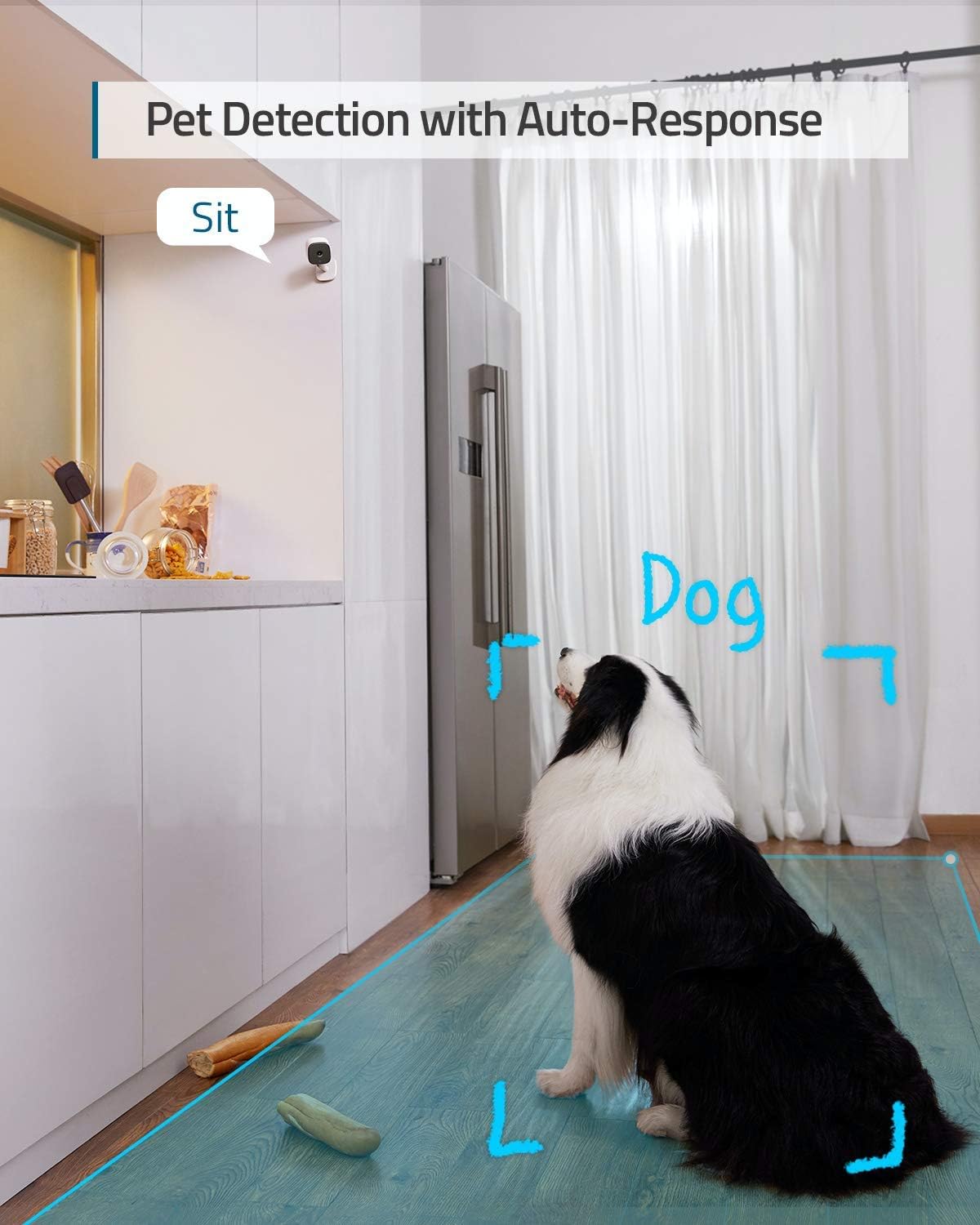 2K Wi-Fi Indoor Camera with Night Vision and Two-Way Audio S4155