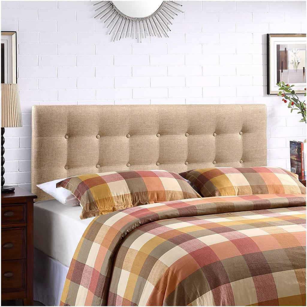 Beige Fabric Headboard W273494