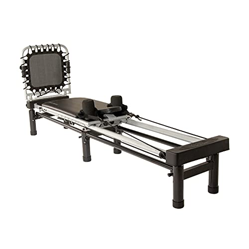 Black Pilates Reformer Workout Machine X13781