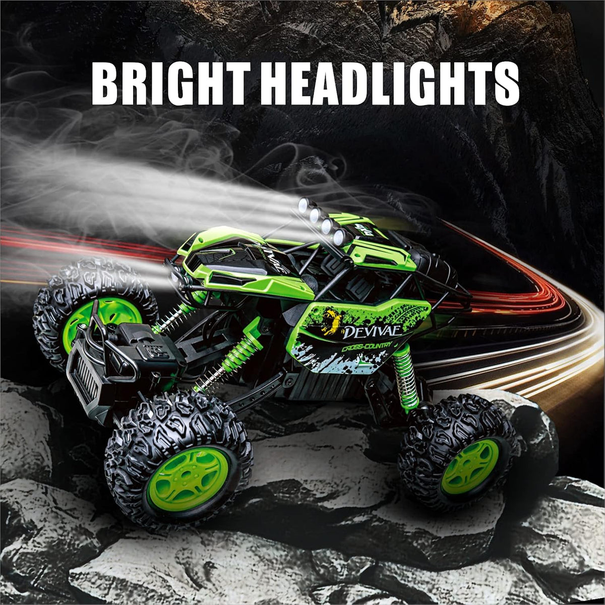 1:12 4WD 2.4GHz Remote Control Monster Truck with 2 Batteries R731