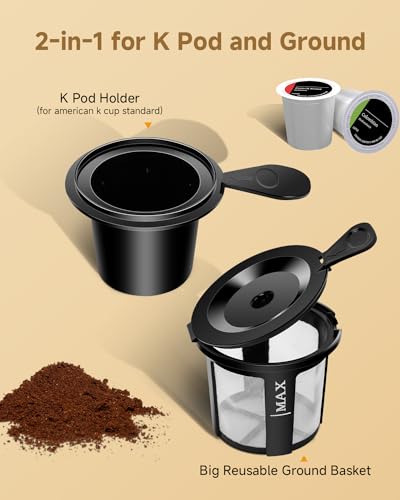 Gray Single Serve Coffee Maker W362