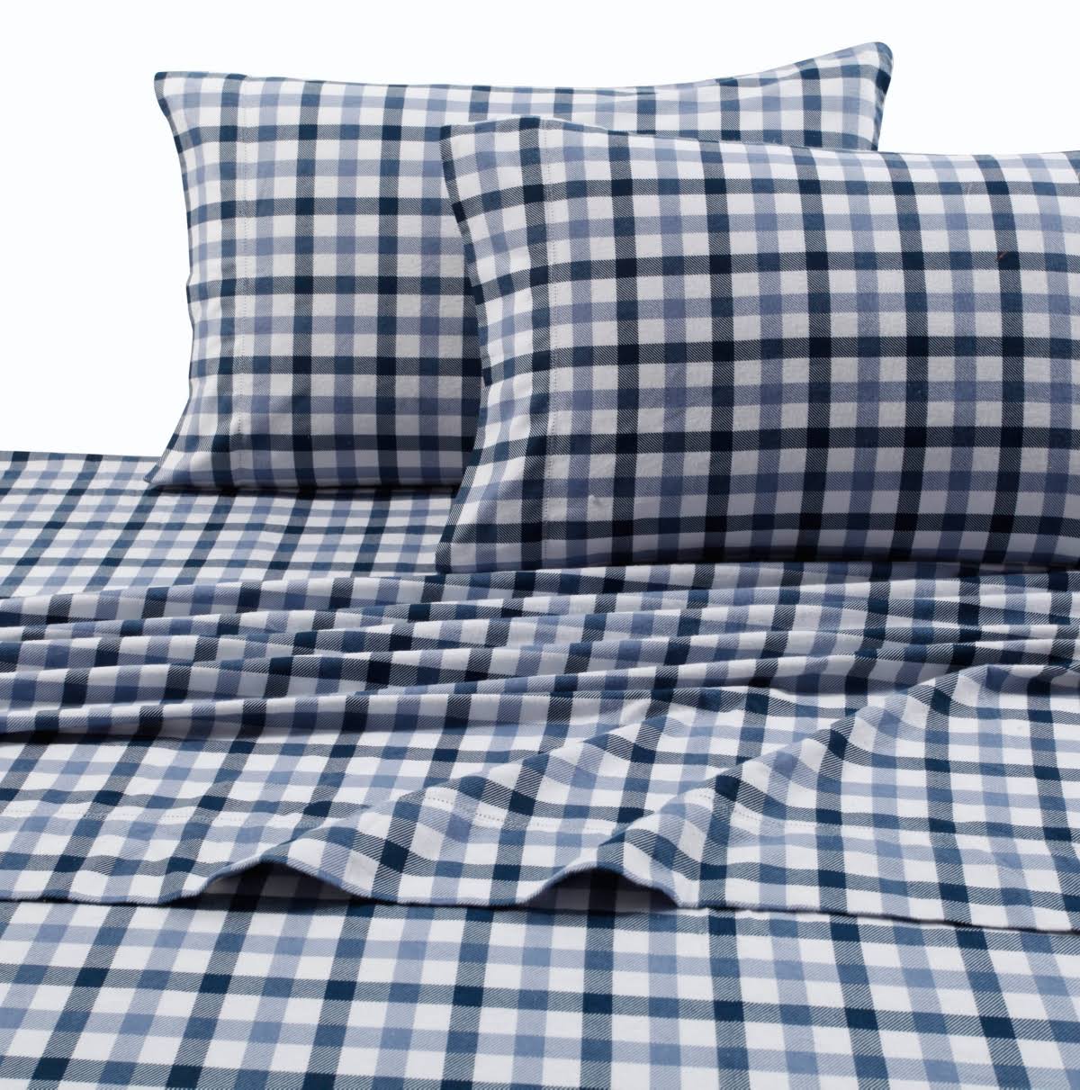 200 GSM Micro Plaid Flannel Sheet Set Twin XL B434766