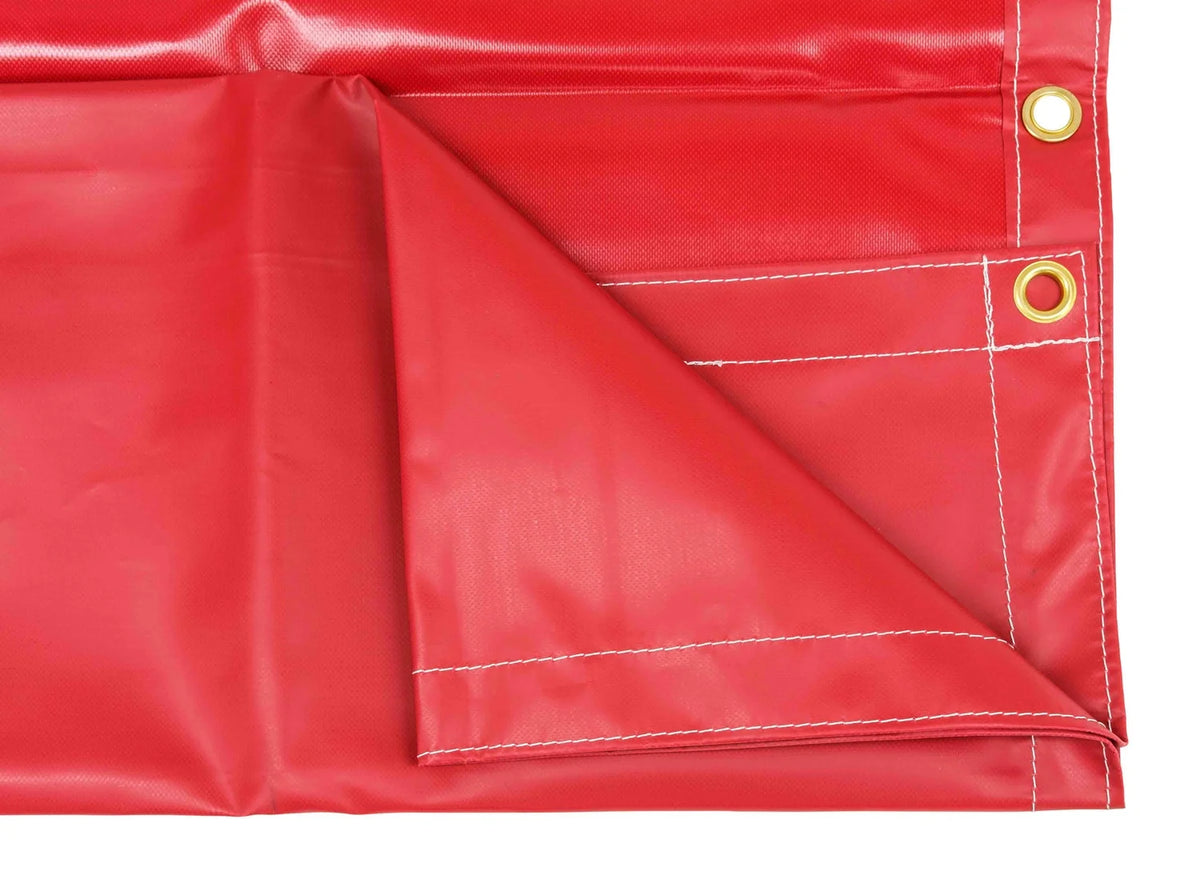 10' x 12' Red 18oz Vinyl Utility Tarp G3104