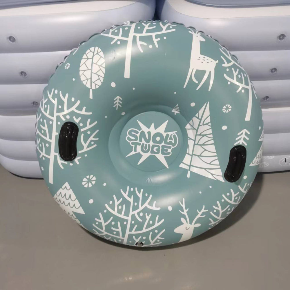 Inflatable Ski Rings with Handle Sled Board E514