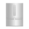 60 In. 32.2 cu. ft. Built-In 4-Door Refrigerator with Water and Ice Dispenser in Stainless Steel P81406