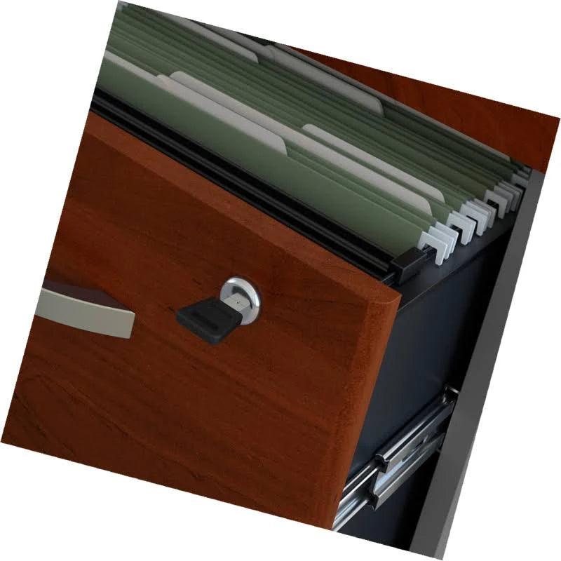 3 Drawer Mobile File Cabinet in Hansen Cherry B6817