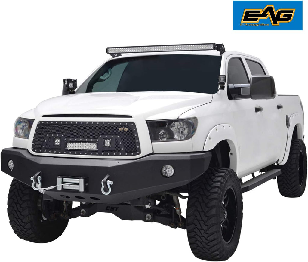 Black Stainless Steel Wire Mesh Grille with 3 LED Lights V936215