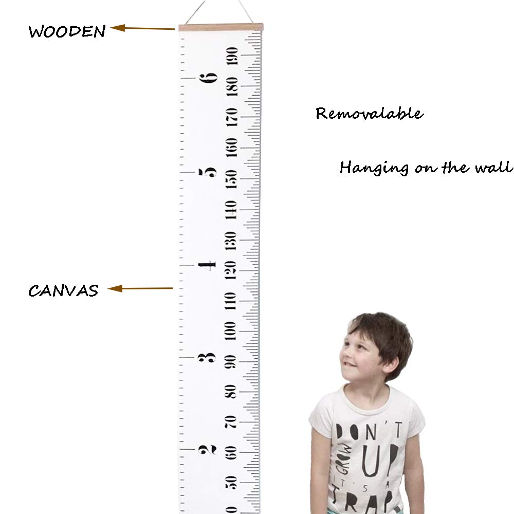 Removable Canvas Height Chart Ruler, Pack of 2 T547