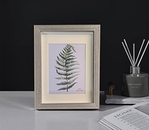 White 4 Pack 5x7 Shadow Box Frame Internal Depth 0.6 inch G4978