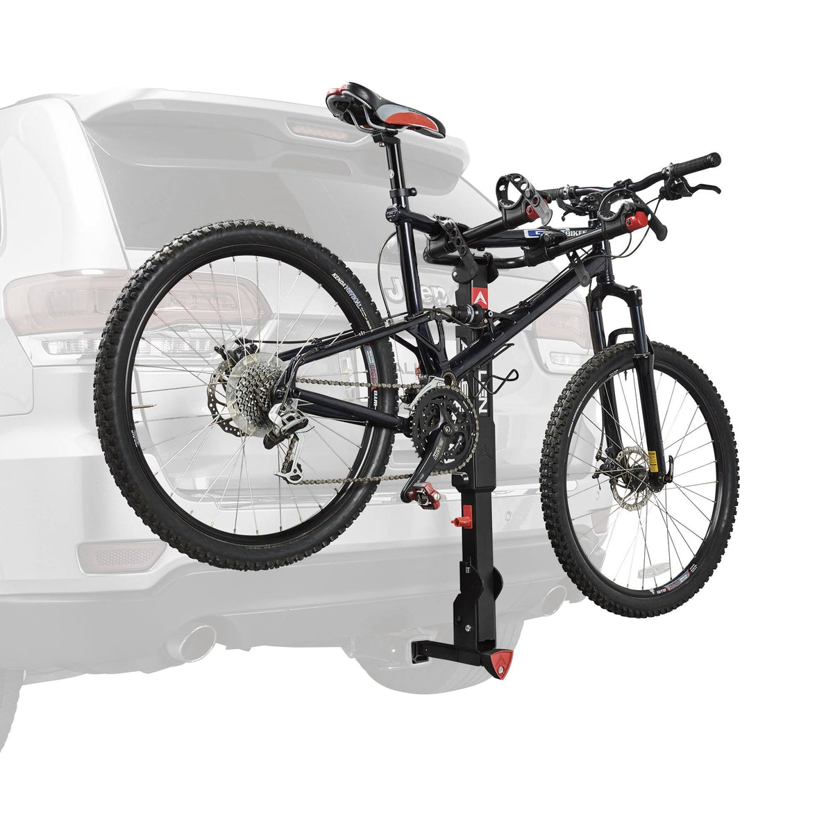Black 3-Bike Carrier for 2 in. and 1 1/4 in. Hitch N546