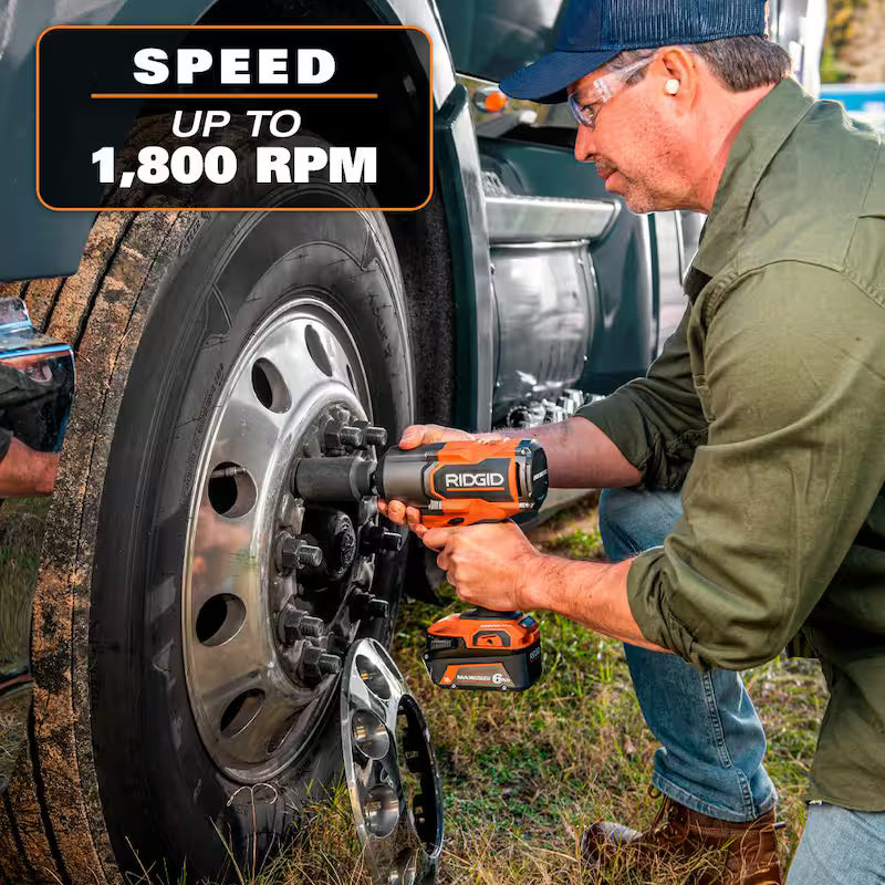18V Brushless Cordless 1/2 in. High-Torque Impact Wrench X75301