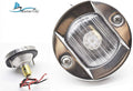 Caution Blue LED Flush Mount Light X430009