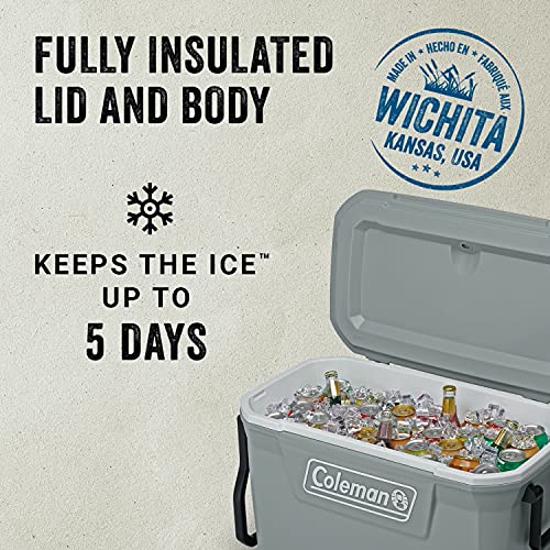 Insulated Rolling Cooler with Wheels, 100-Quart F2125