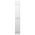White Open Board and Batten Shutter I26776