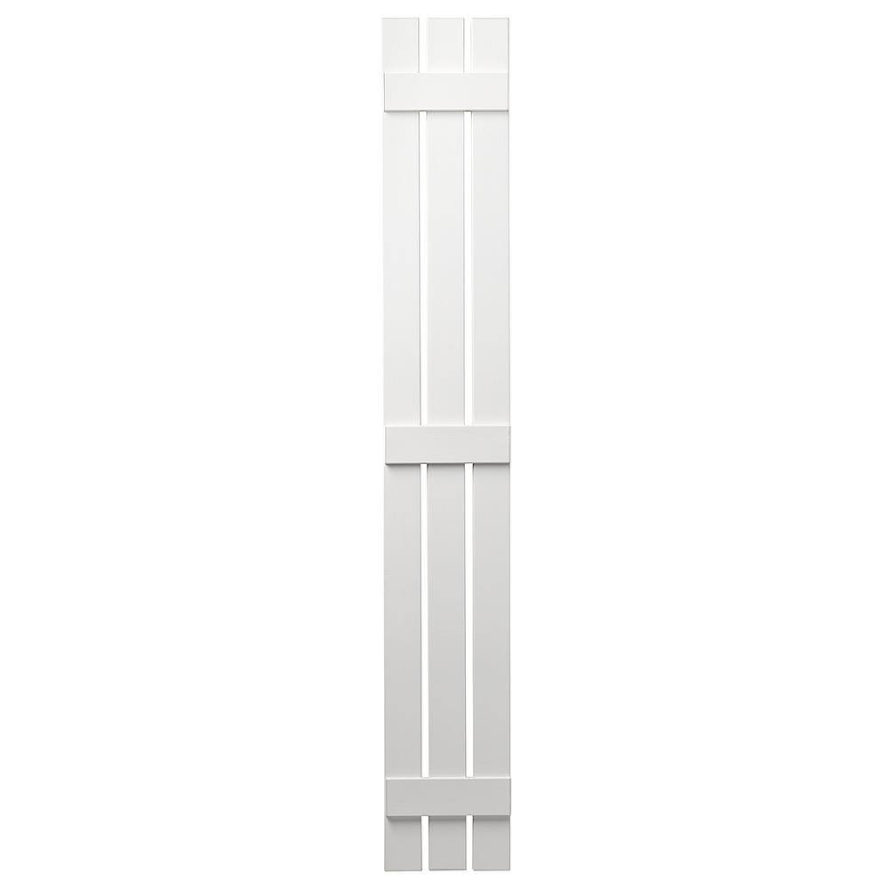 White Open Board and Batten Shutter I26776