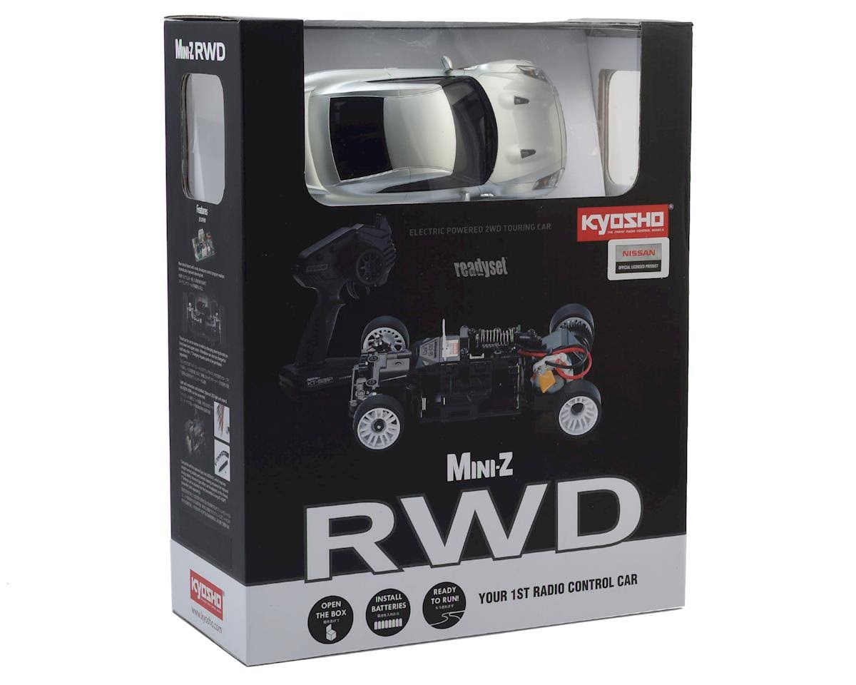 Silver Nissan GT-R (R35) Mini-Z Readyset G9464