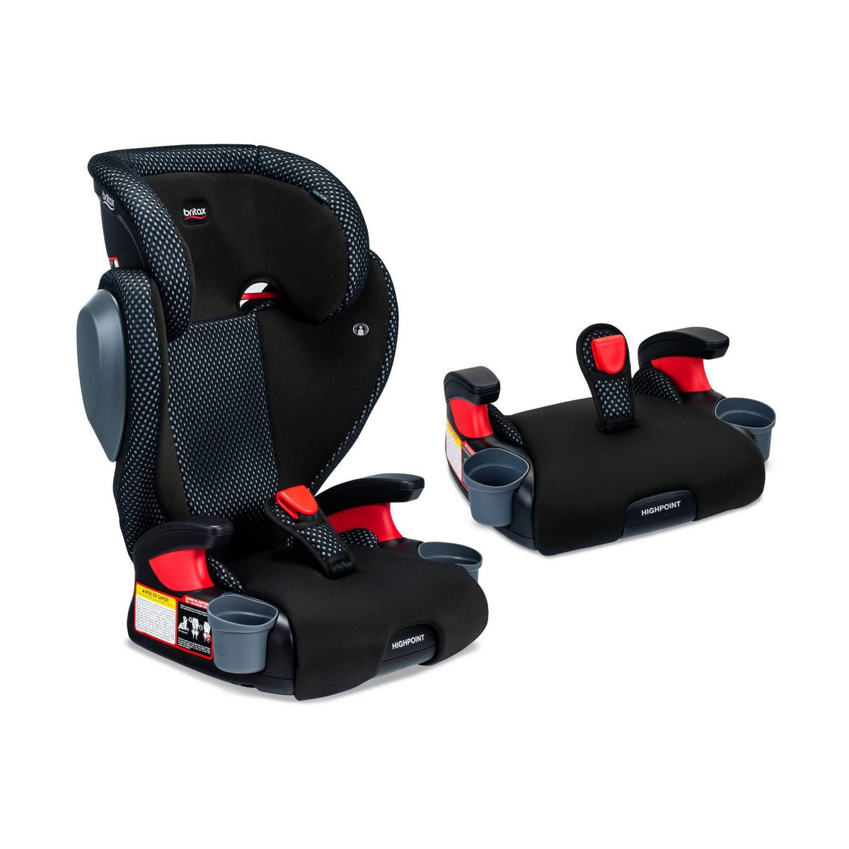 Cool Flow Grey Belt-Positioning Booster Car Seat M955