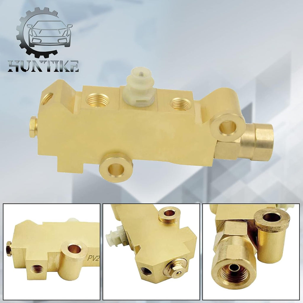 Brass Proportioning Valve Disc/Drum Brake Compatible with GM Street Rod Classic Car & Truck Pack of 2 L1651