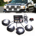 White Pack of 2 Strobe Lights Kit with Controller J562