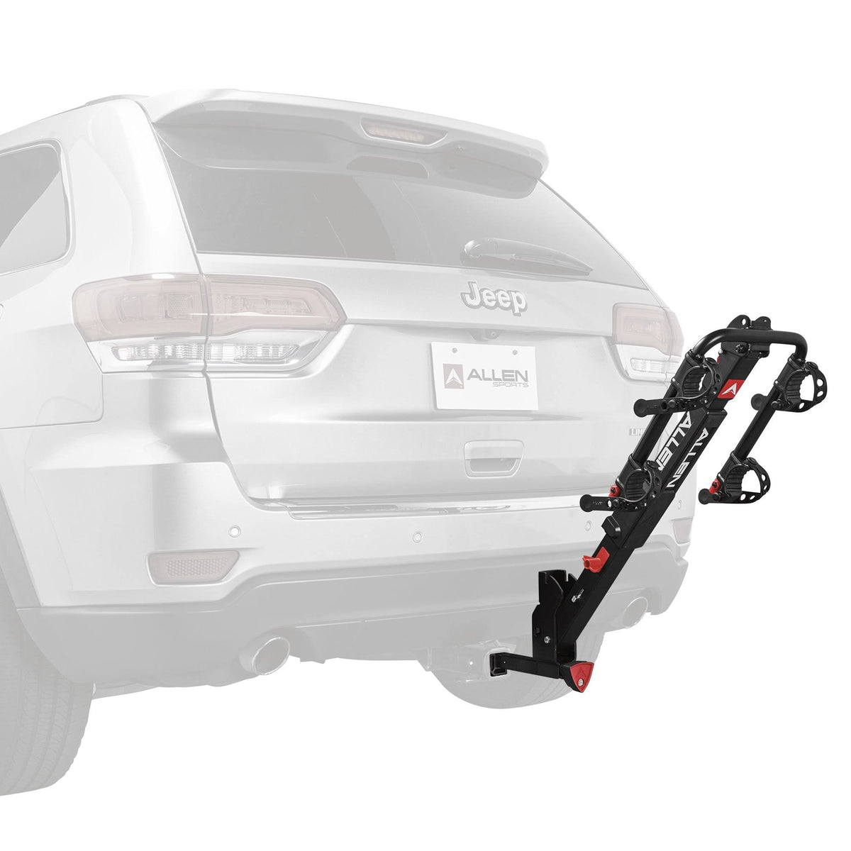 Black 3-Bike Carrier for 2 in. and 1 1/4 in. Hitch N546
