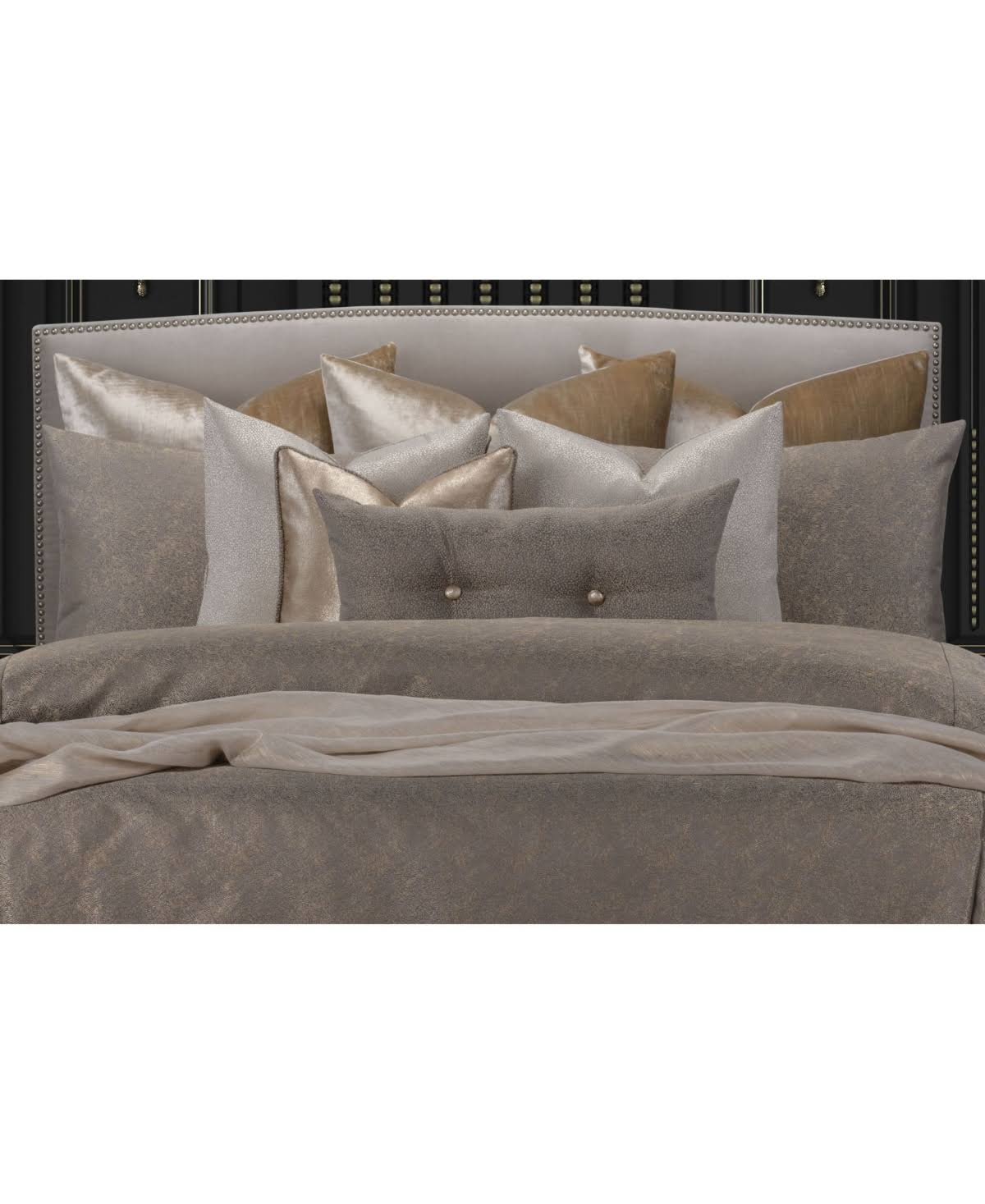 Bronze Gold Luxury Bedding Set X1042