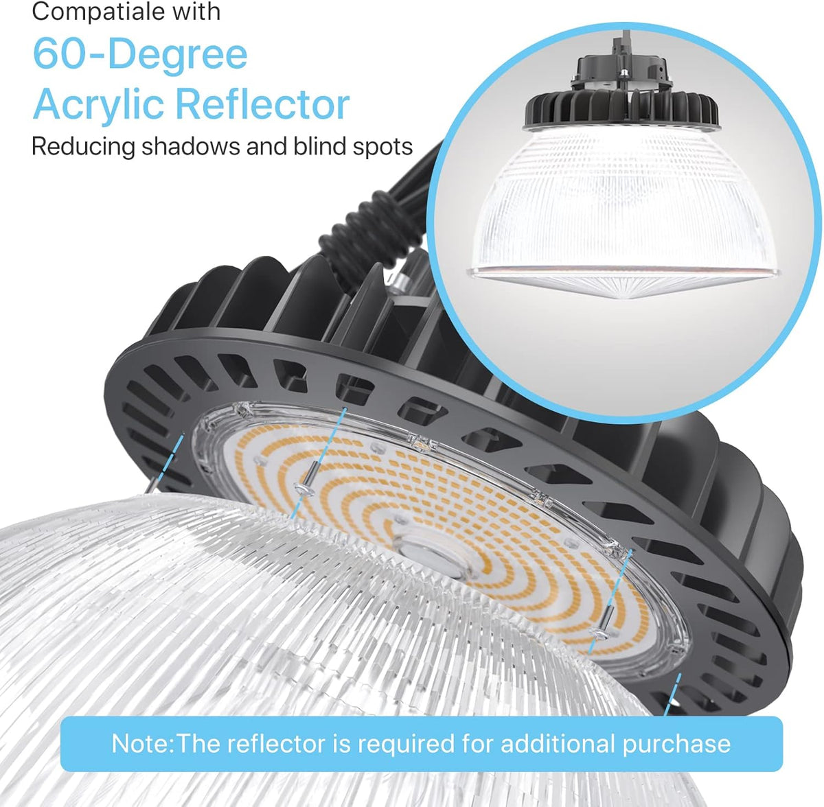 LED High Bay Light 150W 5000K Dimmable UL Listed P4833