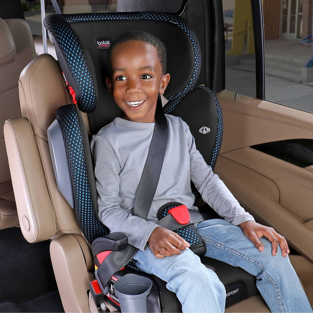 Cool Flow Grey Belt-Positioning Booster Car Seat M955