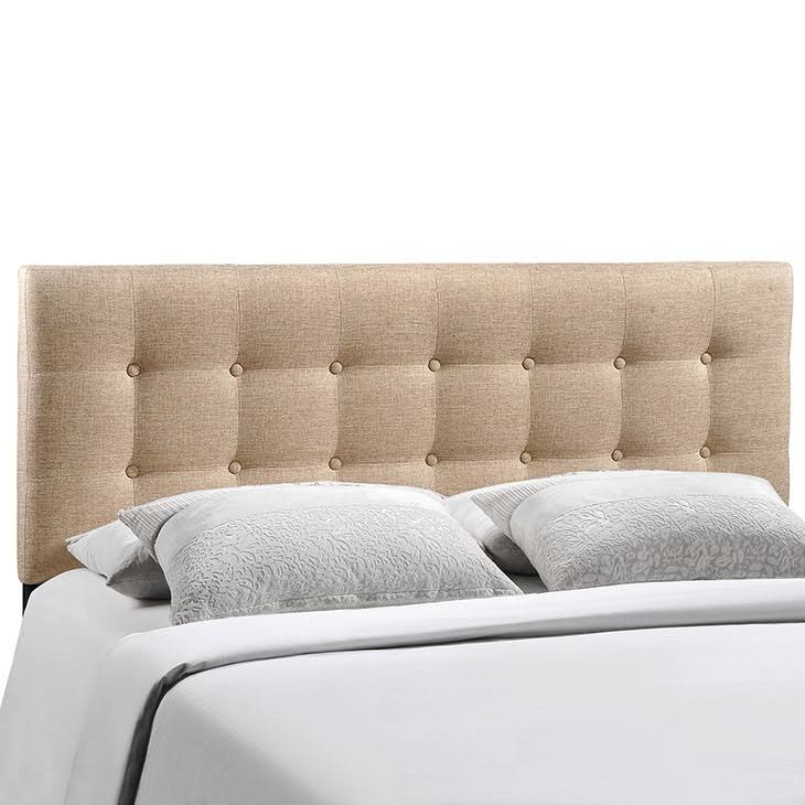 Beige Fabric Headboard W273494