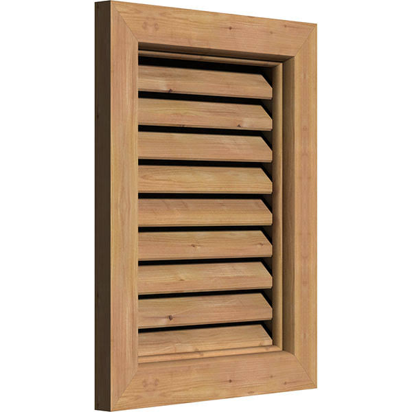 Unfinished Functional Vertical Gable Vent G37031