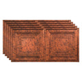 Moonstone Copper Decorative Vinyl Glue Up Ceiling Tile (5 Pack) Z523
