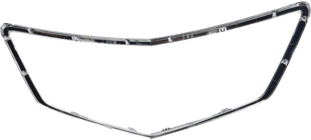 Chrome Plastic Grille Assembly with Clips C53765