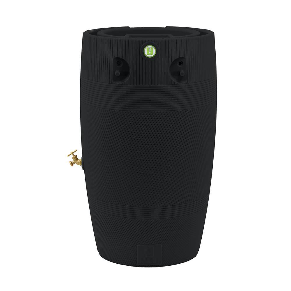Black 50 gal. Rain Saver Recycled Material A96760