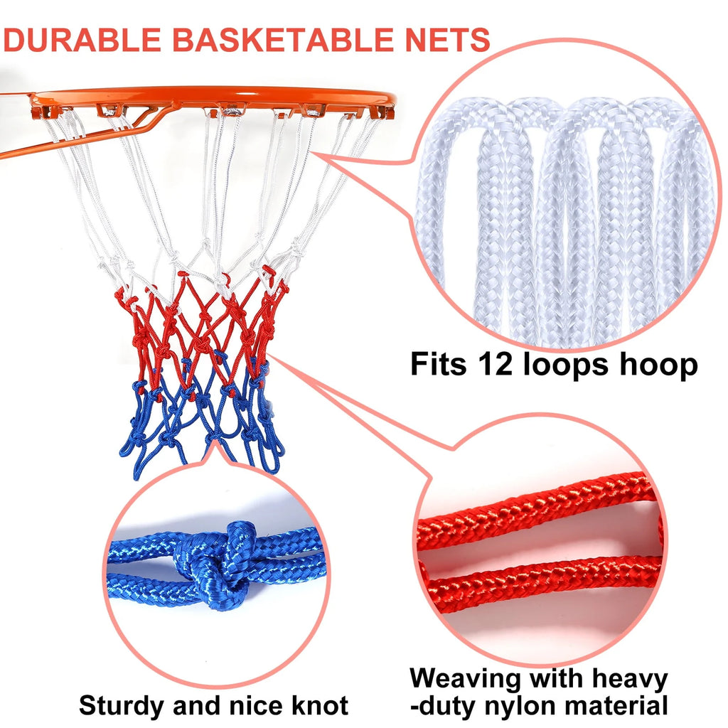 2 Pack Basketball Net Replacement 12 Loops A9823