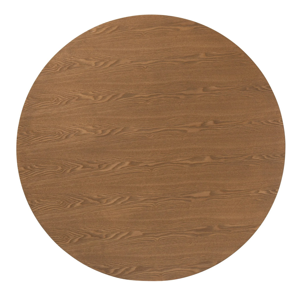 Oak Brown Rubberwood Dining Table H4715