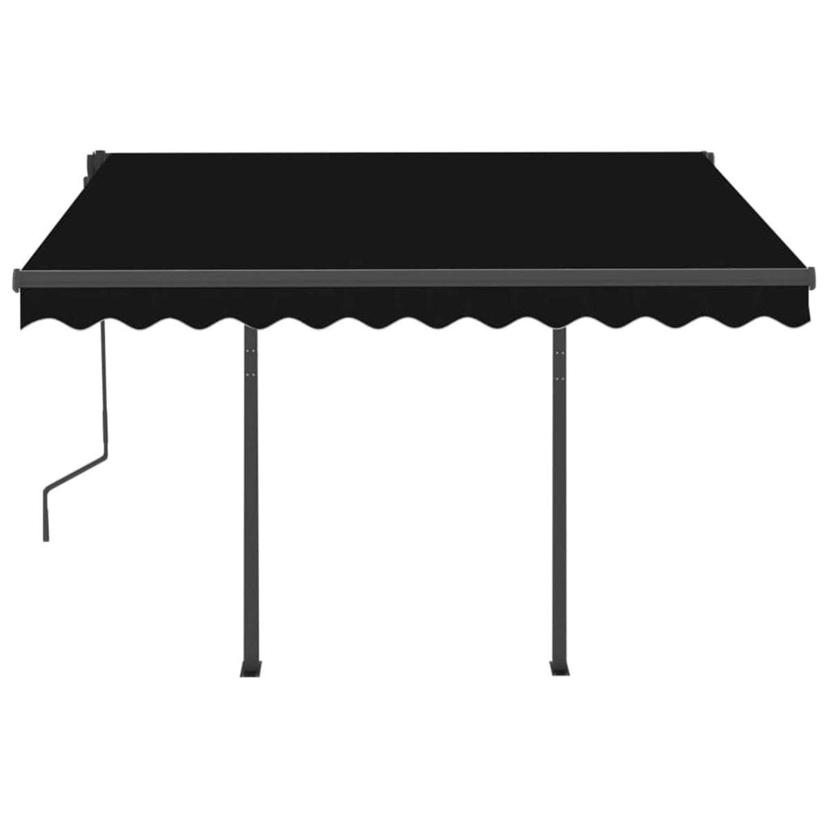 Manual Shelter Sun Shade Patio Canopy 118.1 X 98.4 Inches H145