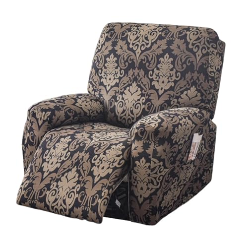 4-Pieces Non Slip Recliner Slipcovers with Arms Y7051