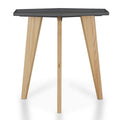 Gray Metal End Table Z372