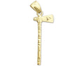 14K Gold Ax Charm H186