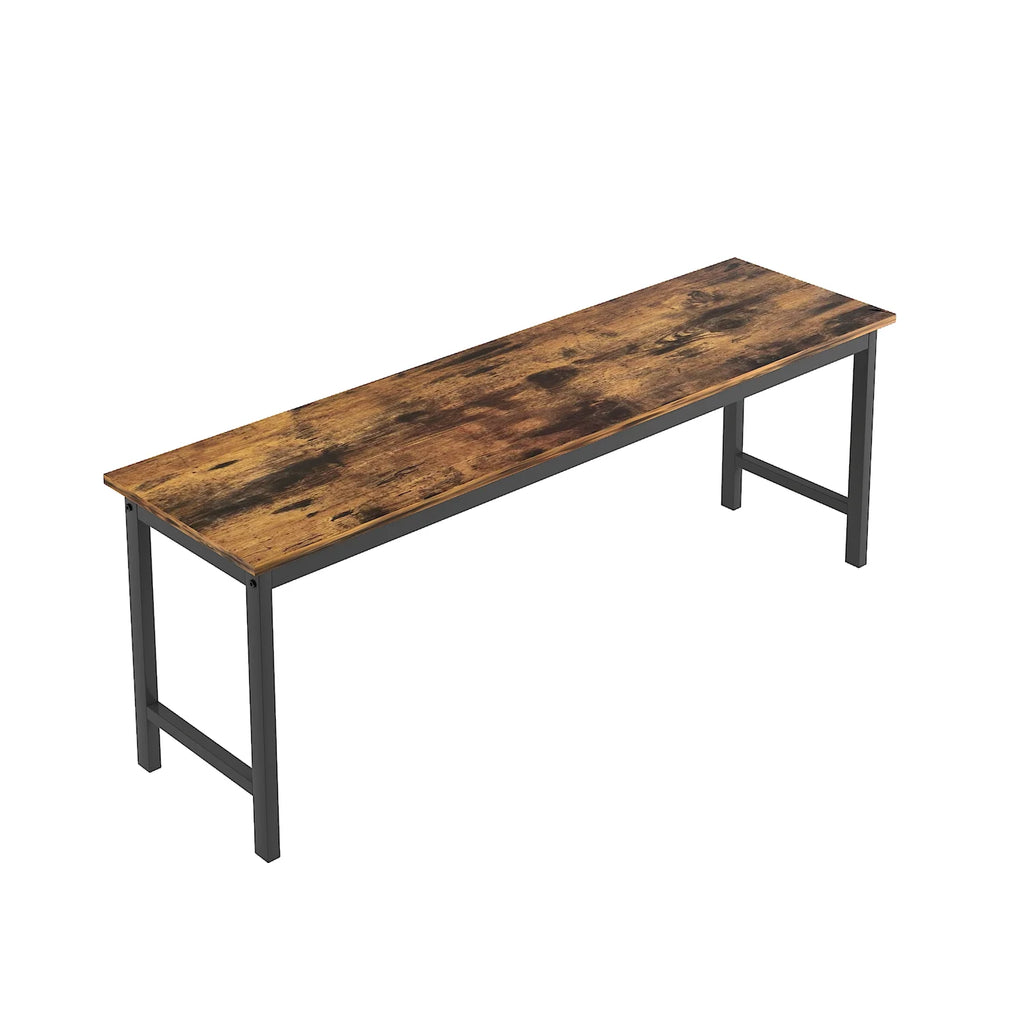 3-Piece 43 Inch Farmhouse Dining Table Set with 2 Benches I98317