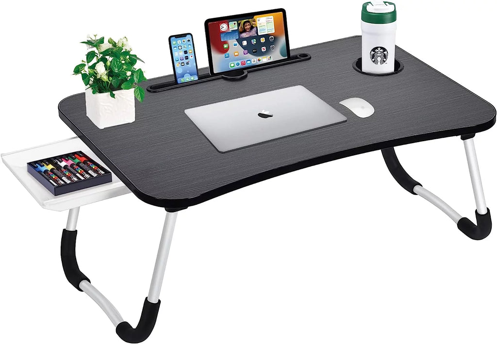 Large Portable Foldable Lap Desk with Cup Holder Z248118