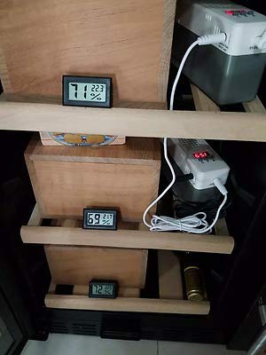 Electronic Cigar Humidifier, 40% to 90% Setting Range W300
