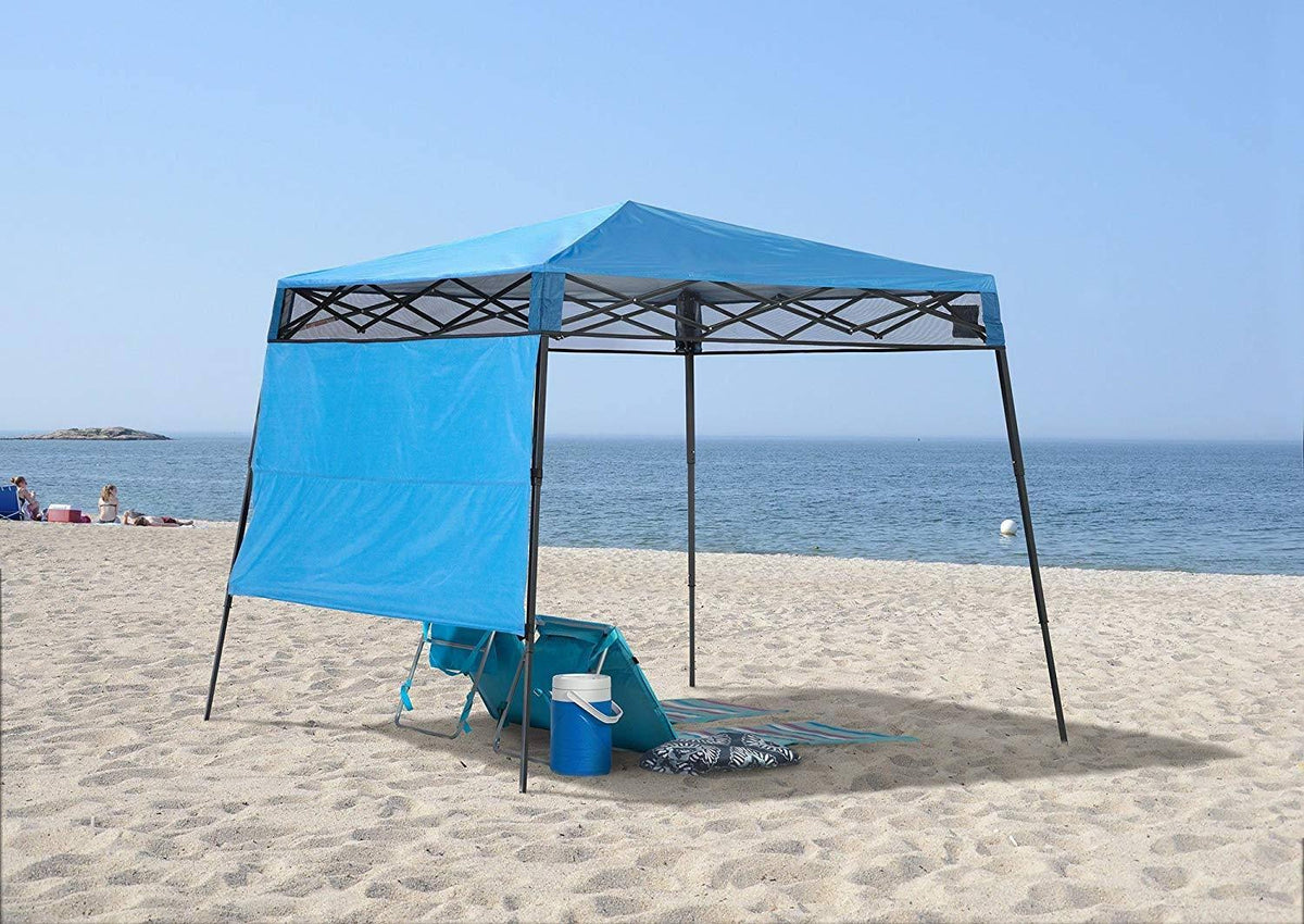 Blue 7 x 7-Foot Backpack Canopy D961004