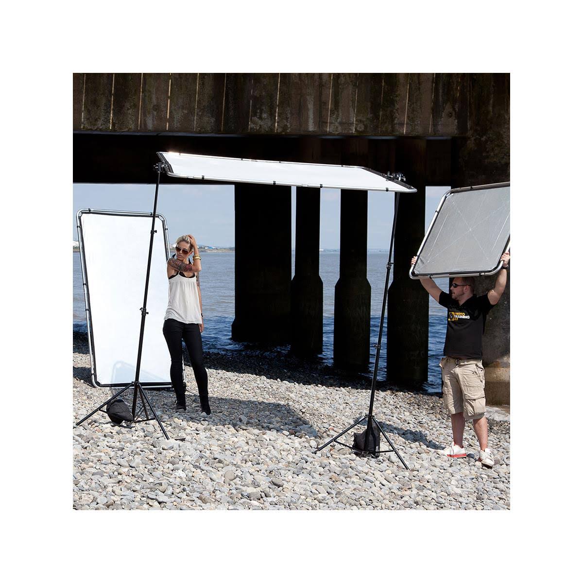 3.6 x 6.6& Skylite Rapid Fabric Reflector (Black/White) Y156409