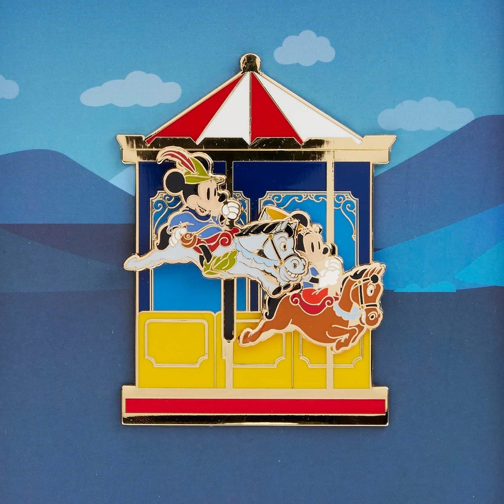 Disney Brave Little Tailor Mickey Minnie Moving Enamel Collectors Pin Q330